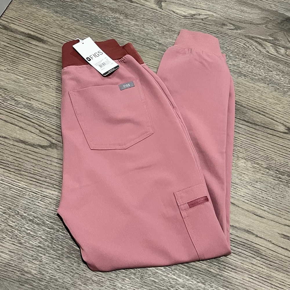 NWT Figs Mineral Mauve High Waisted Zamora petite